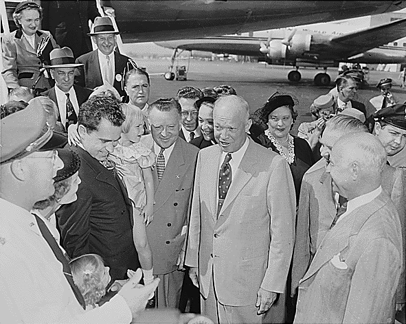 Eisenhower y Nixon en 1952. / CASA BLANCA